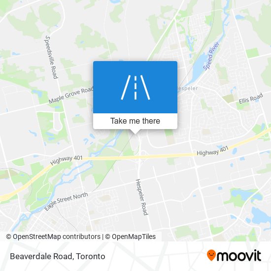 Beaverdale Road map