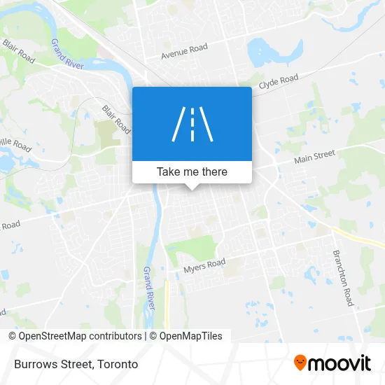 Burrows Street map