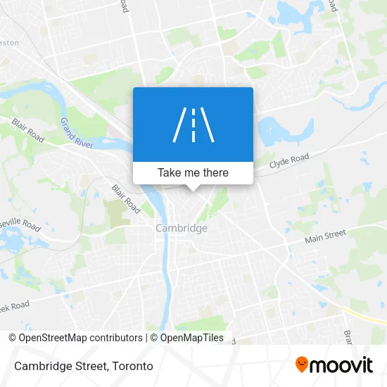 Cambridge Street map