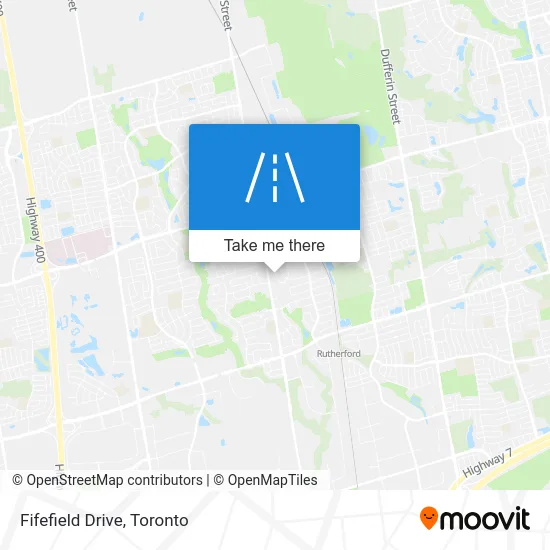 Fifefield Drive map