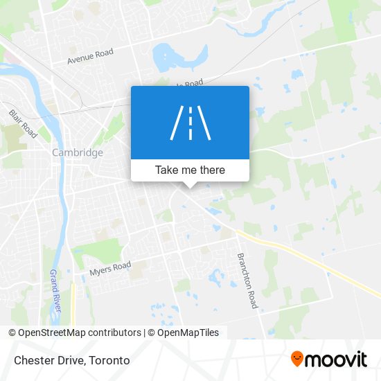 Chester Drive map