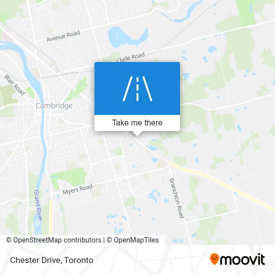 Chester Drive map
