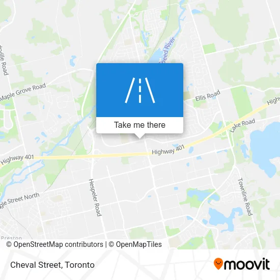 Cheval Street map