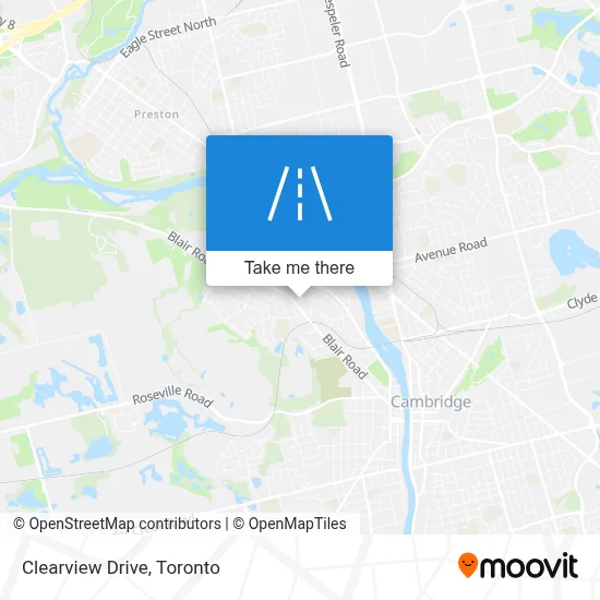 Clearview Drive map