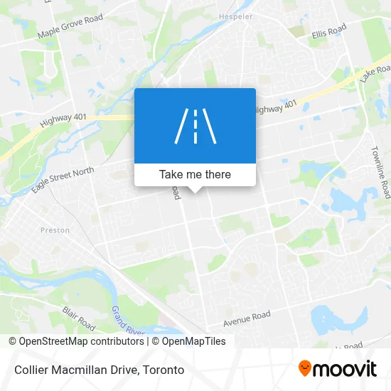 Collier Macmillan Drive map
