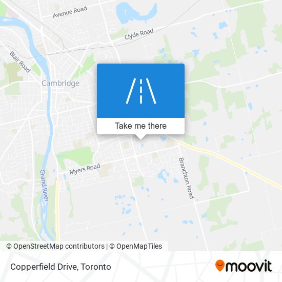 Copperfield Drive map