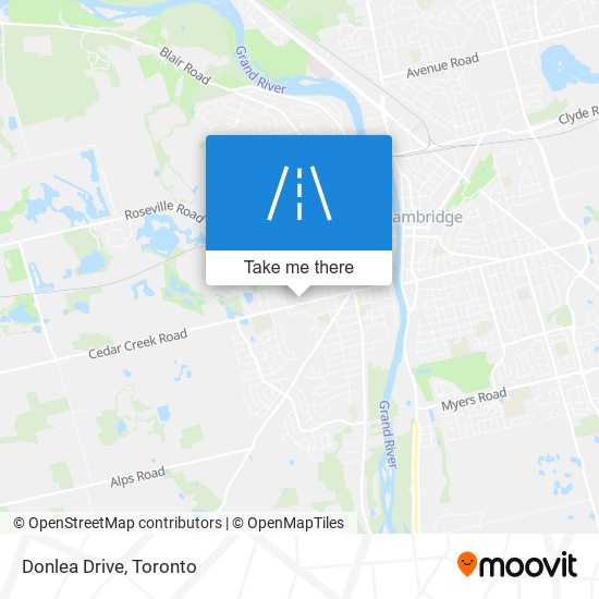 Donlea Drive map