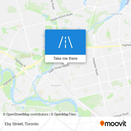Eby Street map