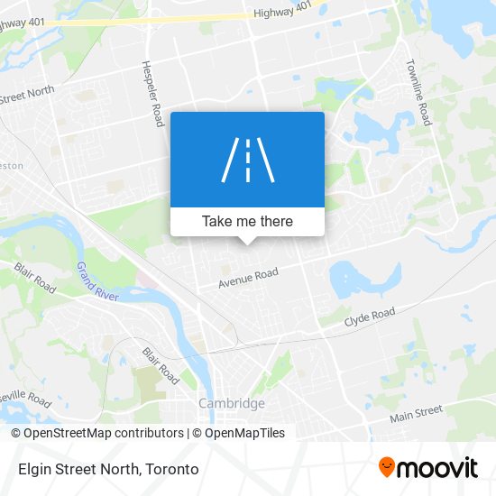 Elgin Street North map