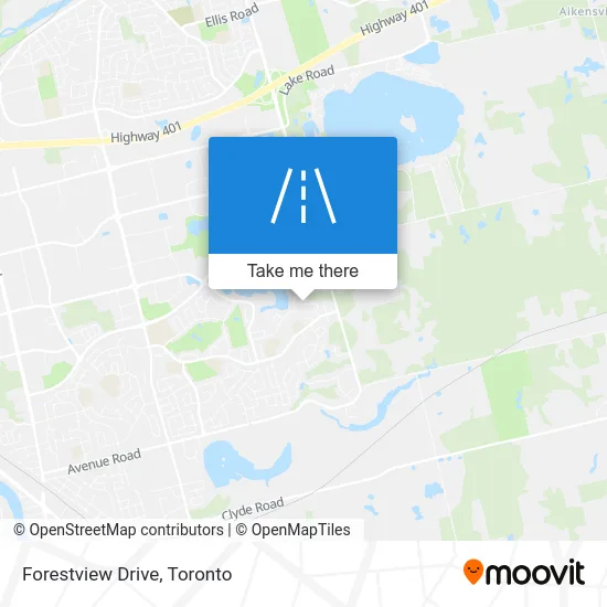 Forestview Drive map