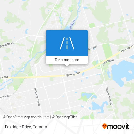 Foxridge Drive map