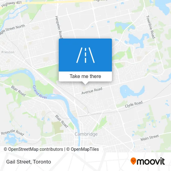 Gail Street map