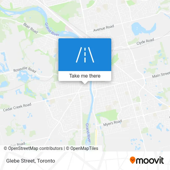 Glebe Street map