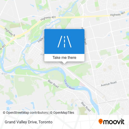 Grand Valley Drive map