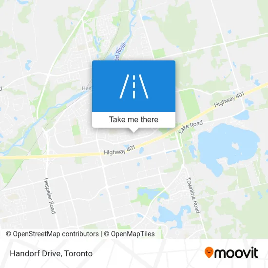 Handorf Drive map