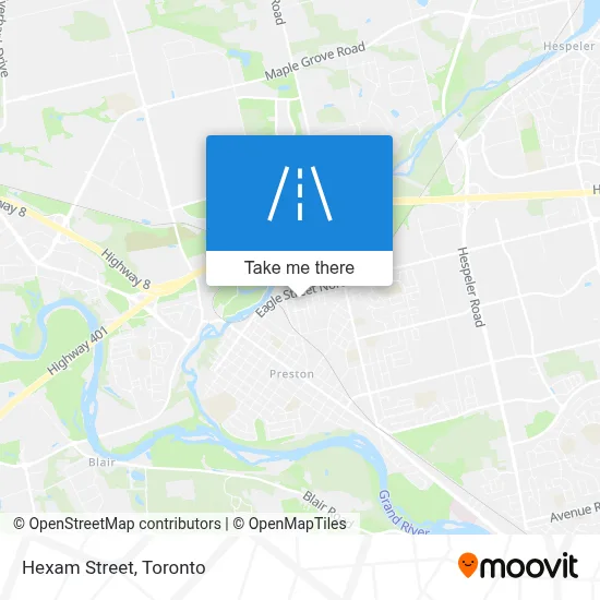 Hexam Street map