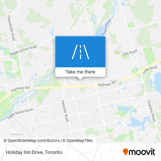 Holiday Inn Drive map