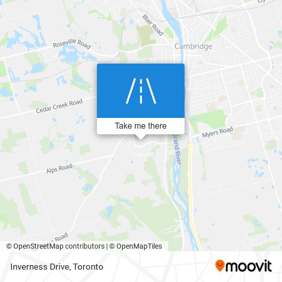 Inverness Drive map