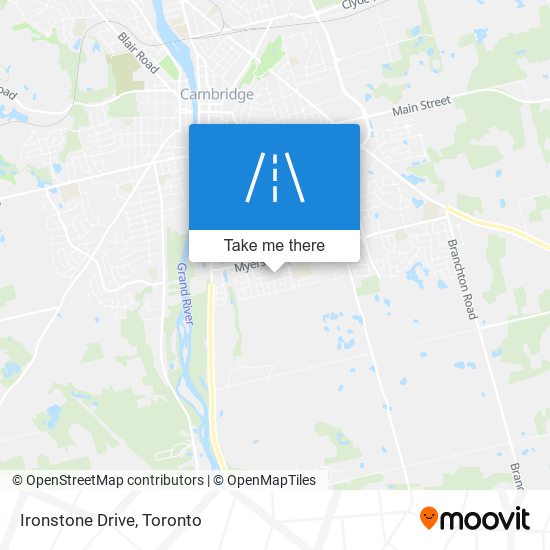 Ironstone Drive map