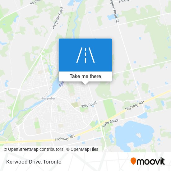 Kerwood Drive map