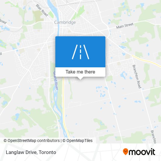 Langlaw Drive map