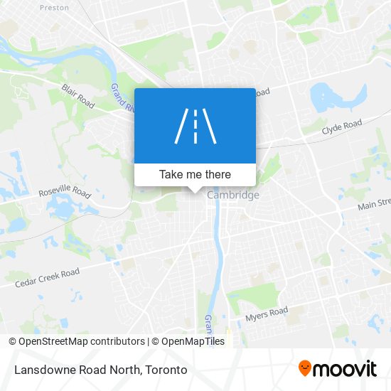 Lansdowne Road North map