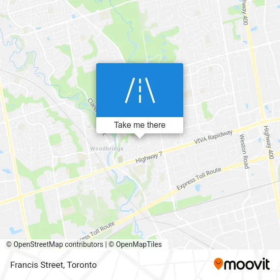 Francis Street map