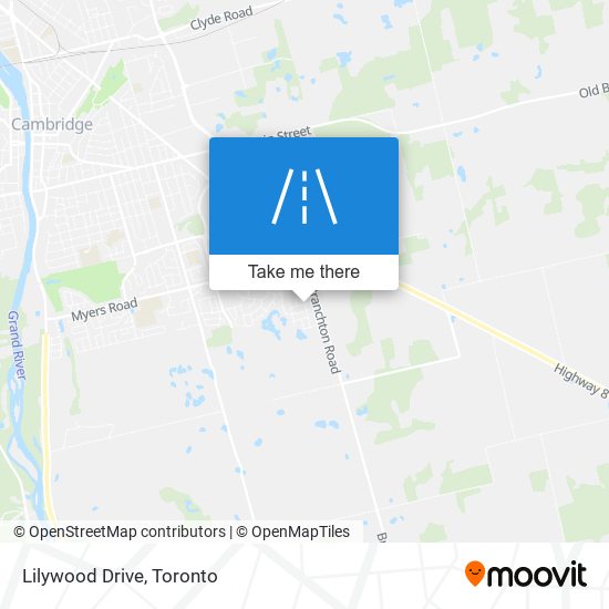 Lilywood Drive map