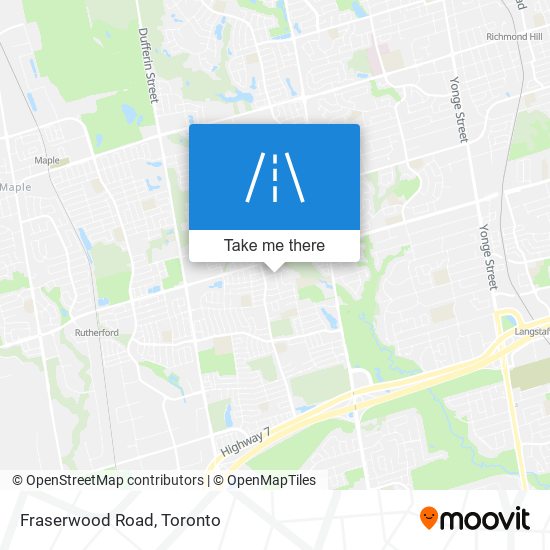 Fraserwood Road map