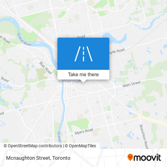 Mcnaughton Street map