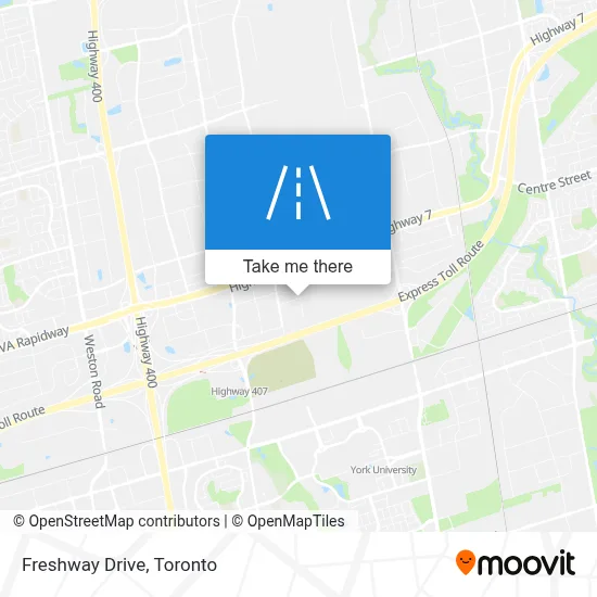 Freshway Drive map