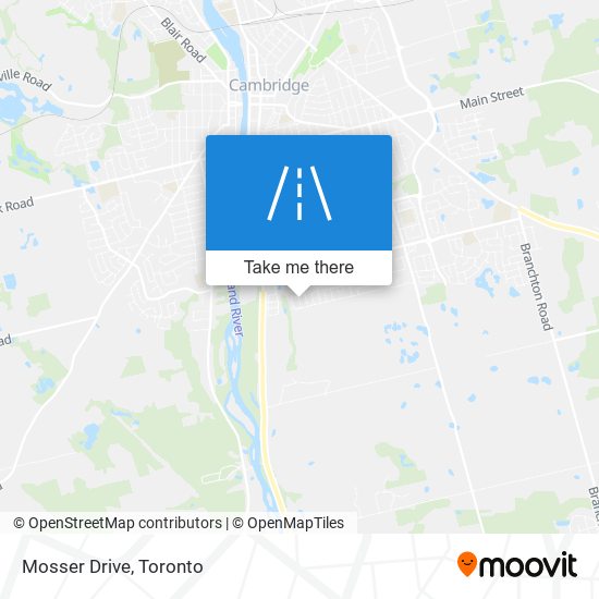 Mosser Drive map