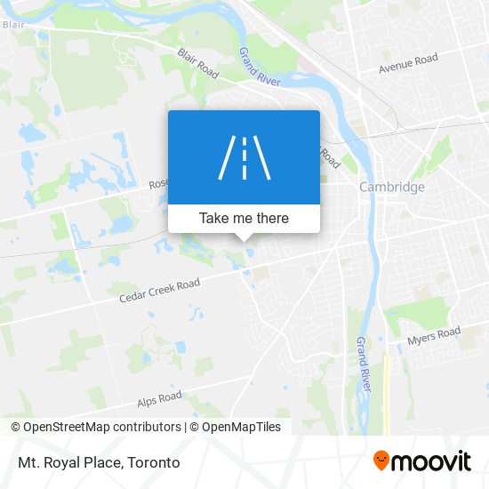 Mt. Royal Place map