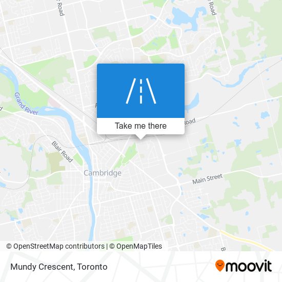 Mundy Crescent map