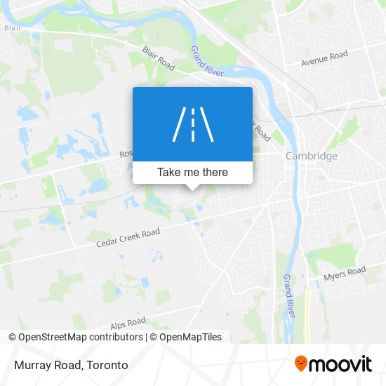 Murray Road map