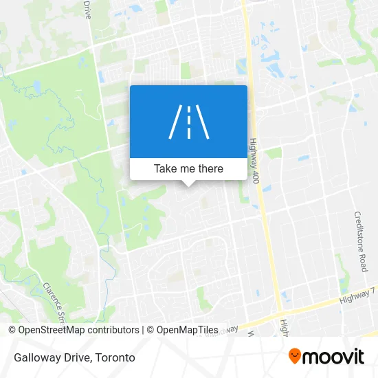 Galloway Drive map