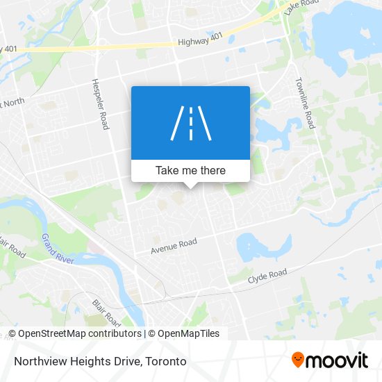 Northview Heights Drive map