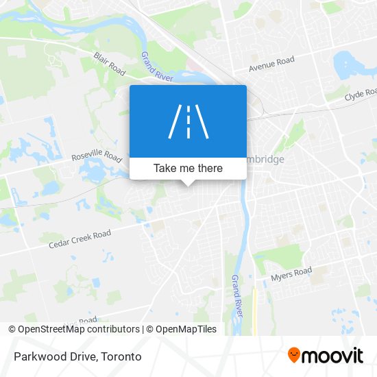 Parkwood Drive map