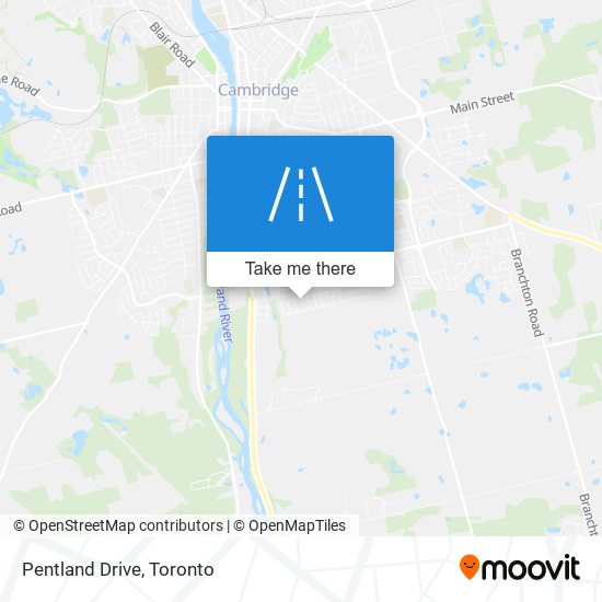 Pentland Drive map