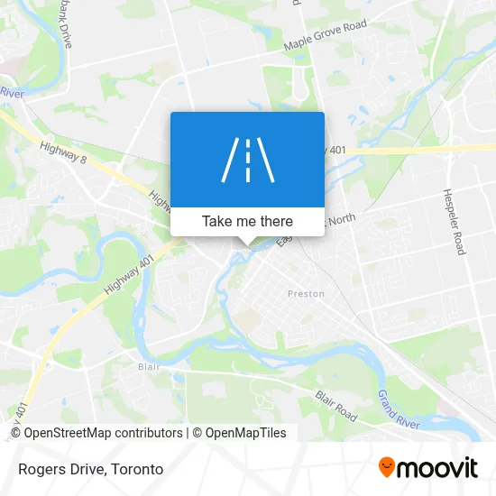 Rogers Drive map