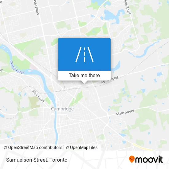 Samuelson Street map