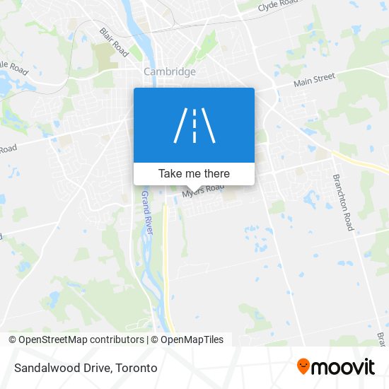 Sandalwood Drive map