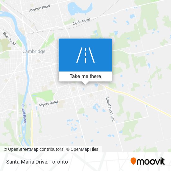 Santa Maria Drive map