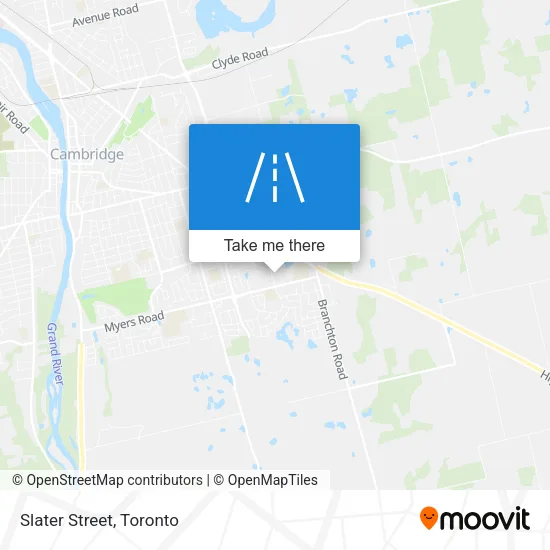 Slater Street map