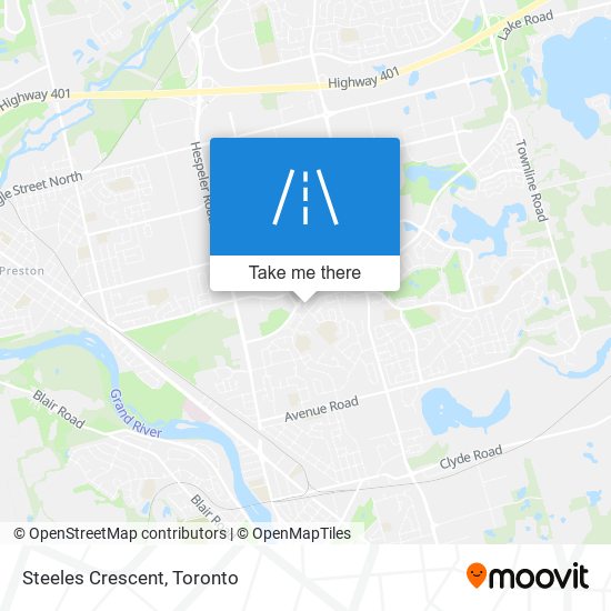 Steeles Crescent map