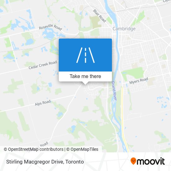 Stirling Macgregor Drive map