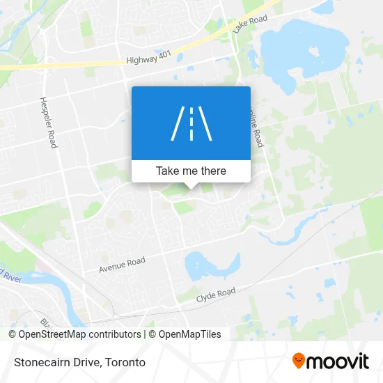 Stonecairn Drive map