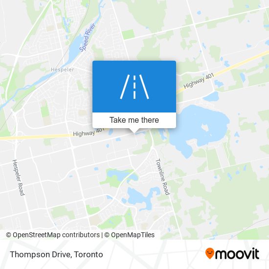 Thompson Drive map