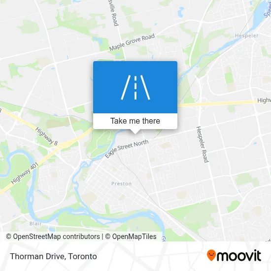 Thorman Drive map