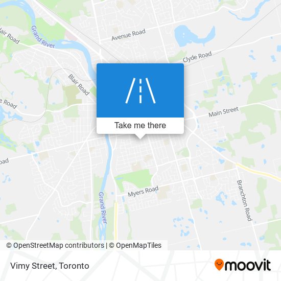 Vimy Street map